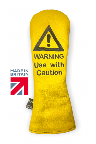 Caution Leather Premium Golf Headcover