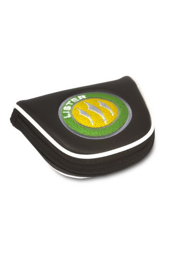 Mallet puttercover with embroidered logo.
Black/White