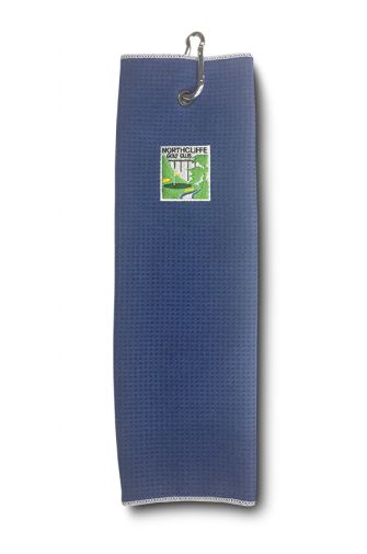 Microfiber golf towel - Blue