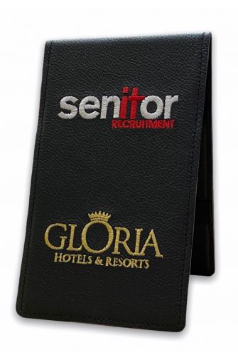 Personalised Leather Yardage Book Cover