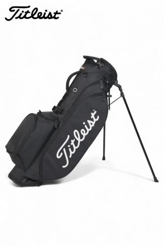 Titleist Players 4 Stand Bag with custom embroidery - Black