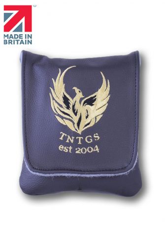 Custom leather rangefinder with embroidered logo