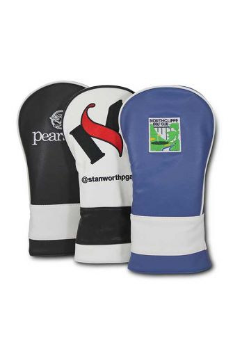 Retro Golf Headcover with custom embroidery