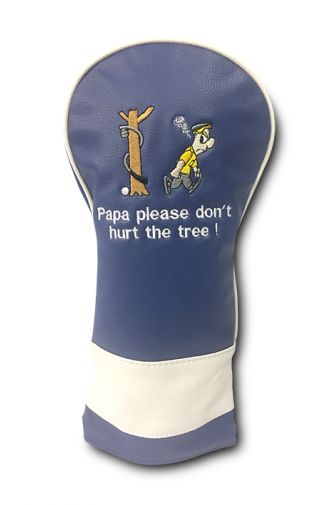 Retro Headcover Blue/White