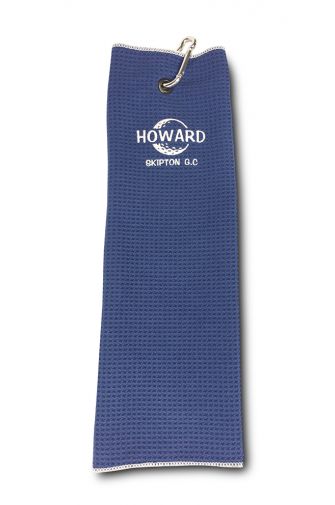 Microfiber Golf Towel Blue