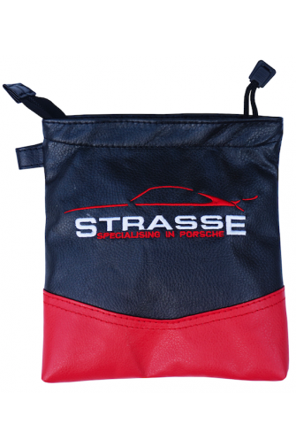Leatherette Goody Bag Black/Red