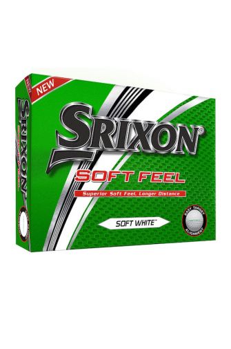 Srixon Soft Feel Printed Golf Balls - White