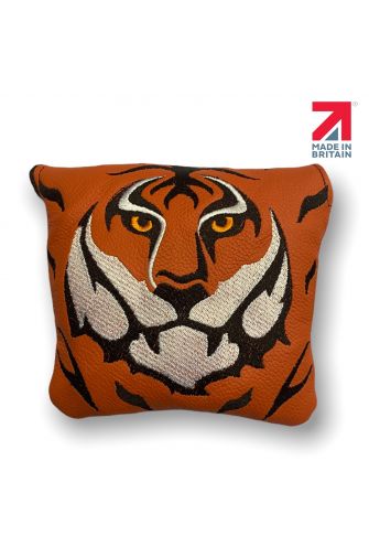 Tiger Leather Golf Mallet Putter Cover