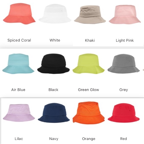 Flexfit Bucket Hat Colour Options