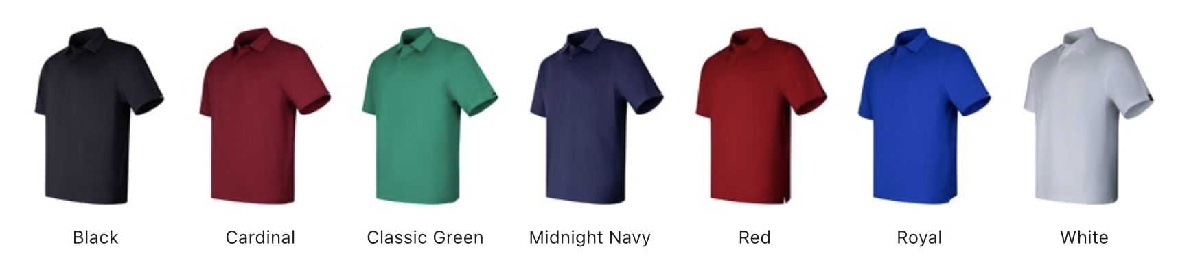 Under Armour Tee to Green polo Colours